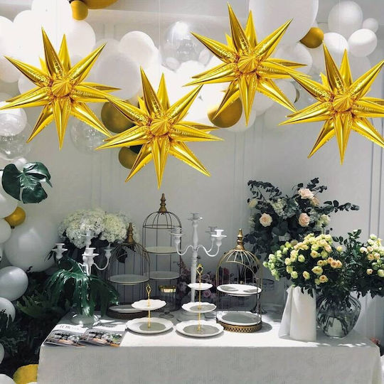 Alista Home Luftballon Stern Folie Jumbo Gold 66cm