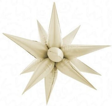 Balloon Star Foil Jumbo Transparent 66cm