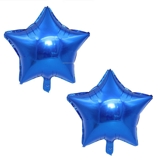 Luftballon Stern Folie Blau 40cm