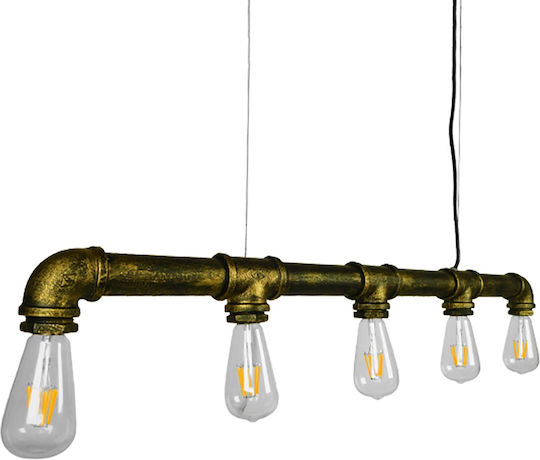 GloboStar Duct Pendant Light Copper 92x5cm