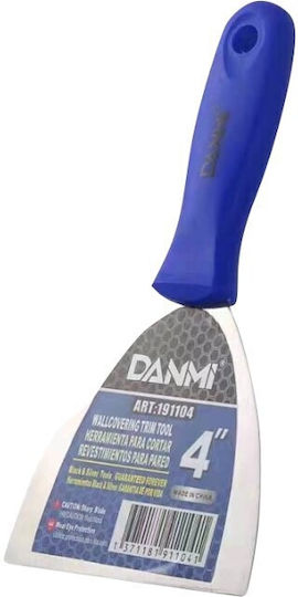 Blauer Monochrom Griff Spatel 2,5 Zoll 63,5 mm