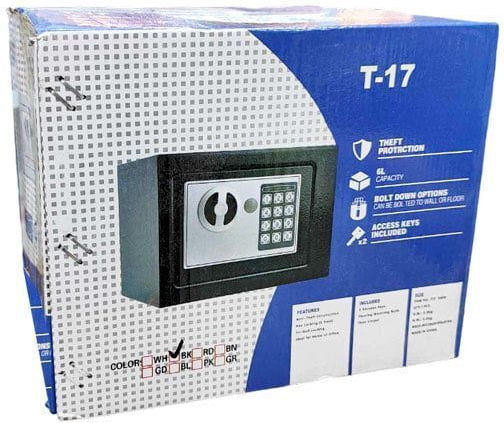 T-17 Built-in Safe with Digital Lock and Key