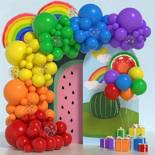 Baloane Zi De Naștere Curcubeu Multicolore