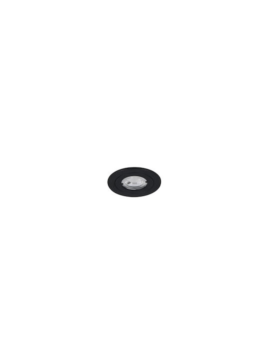 Φωτιστικό Χωνευτό Trio Lighting Lamont 635310132 Μαύρο Ματ Black Mat 3000k