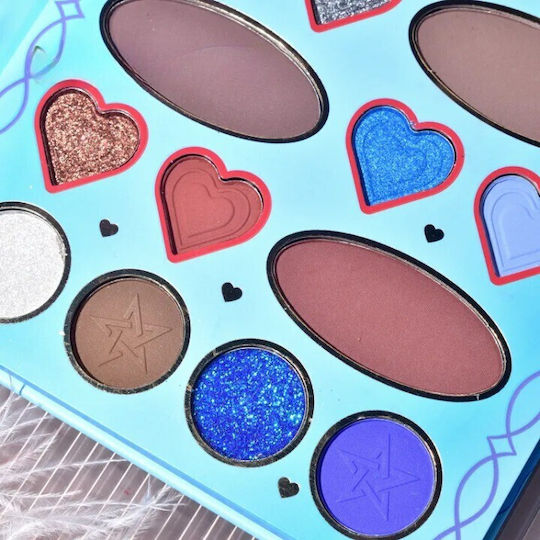 Makeup Palette Kevinandcoco 20 Colors Blue Girl Eyeshadow Blush Blue