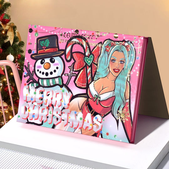 Makeup Kit Kevin Coco Snowy Christmas 70 Colors 22.5 X 17 X 2 Cm Multicolor
