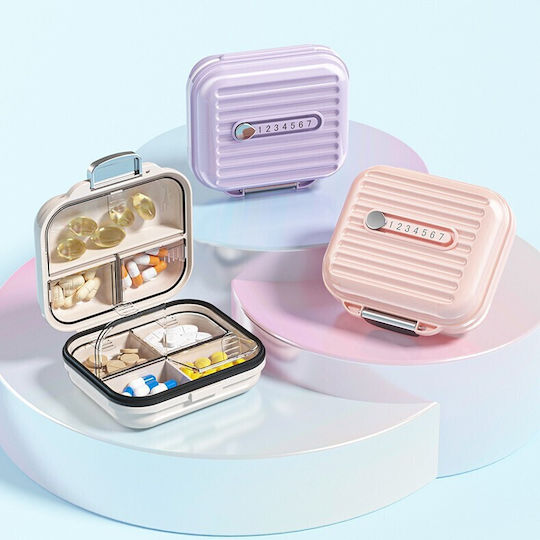 Cutie Depozitare Pastile Alista Home Cutie Depozitare Medicamente Cutie Depozitare Vitamine Suplimente Fete Plastic Indicator Zilnic Roz