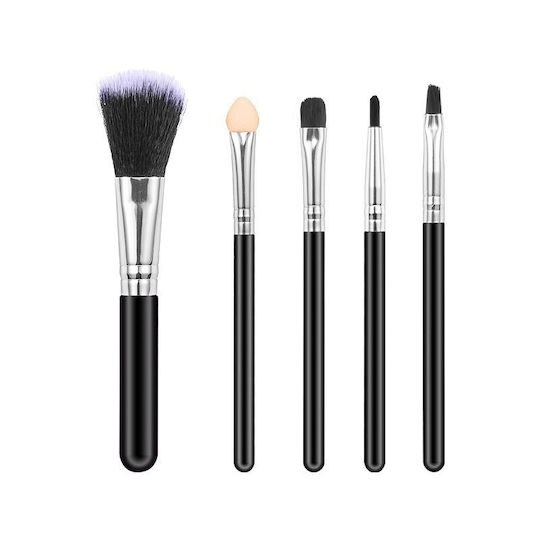 Alista Home Set Cu Pensule De Machiaj Pentru Umbra De Ochi Din Perie Sintetică 5 Bucăți