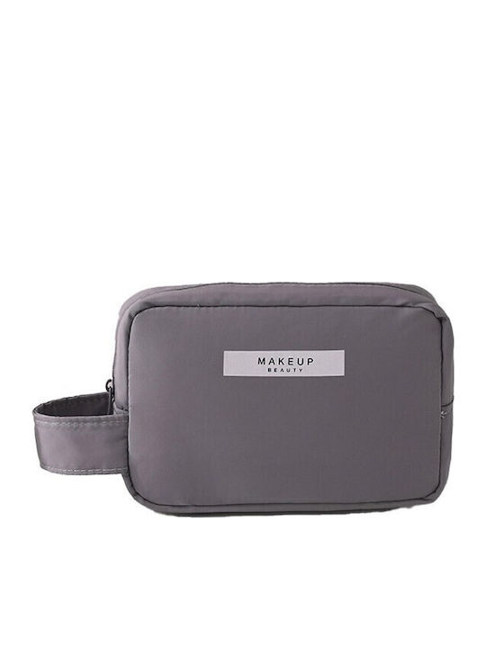 Neseser Makeup Alista Home Mâner Material Impermeabil Cosmetice 16 X 11 X 7 Cm Gri