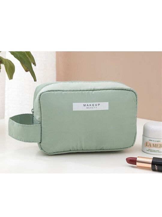Makeup Bag Alista Home Handle Waterproof Material Cosmetics 16 X 11 X 7 Cm Green