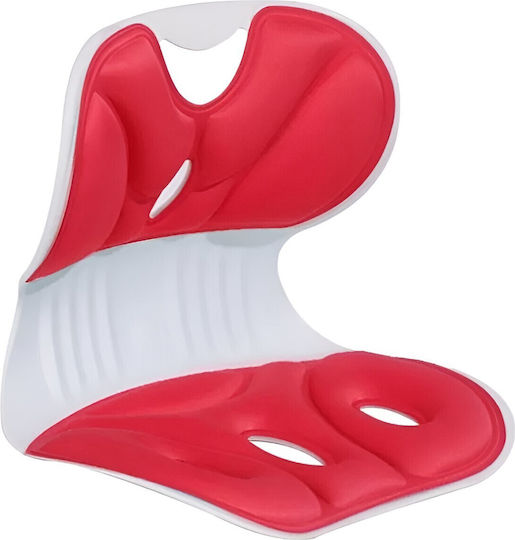 Alista Home Perna Medicală Pentru Înapoi Din Spumă De Memorie Cu Gaura 32x29x28cm Roșie