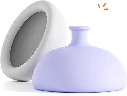 Dispozitiv Terapeutic Pentru Spută Alista Home Cupă Pentru Terapia Pieptului Dispozitiv Pentru Eructații Adulți Copii 10 X 6.5 Cm Silicon Alb