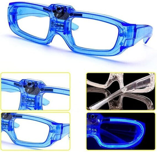 Ochelari Led Pentru Petreceri Alista Home Neon Model Plastic 3 Moduri De Iluminare Mărime Unică Multicolor
