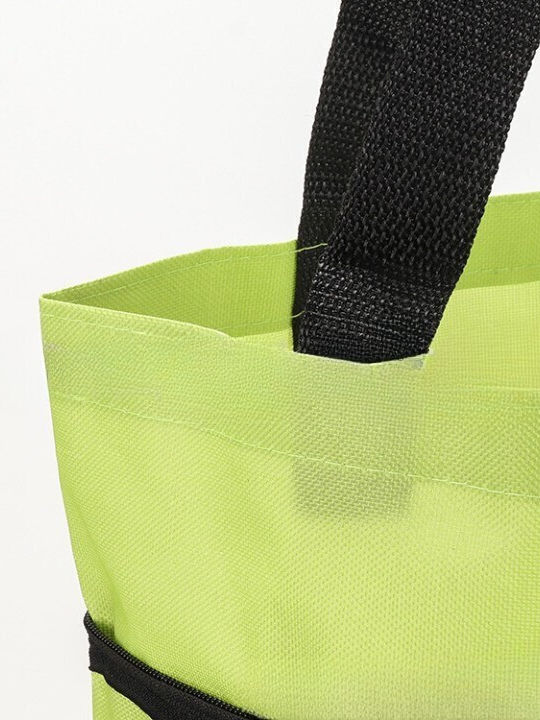 Geantă Pliabilă Alista Home 2 În 1 Roți Cărucior Sacose De Cumpărături 19 L Verde Din Plastic 39 X 46 X 12 Cm