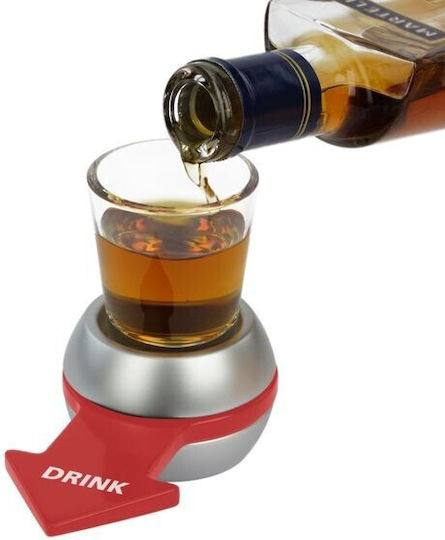 Joc De Băutură Drink Spin Alista Home Pahar De Shot Din Sticlă Gri 10.3 X 11.5 Cm