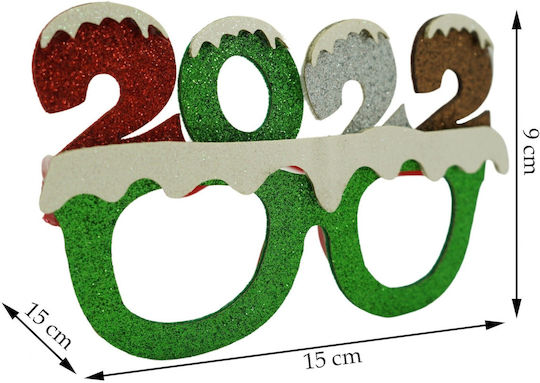 Ochelari Pentru Petrecerea De Revelion 2022 Verde Din Plastic Poliester Alista Home