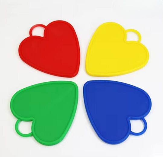 Set 4 Gewichte Helium Ballon Alista Home 32 Gramm 8 Gramm Jedes Kunststoff Herzform Mehrfarbig