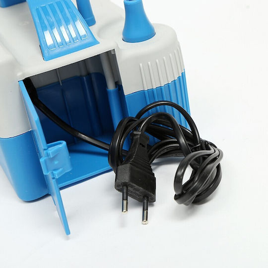 Pompă Electrică de Umflare Baloane Alista Home Două Ieșiri 220v 700w Accesorii pentru Petreceri Albastru-gri