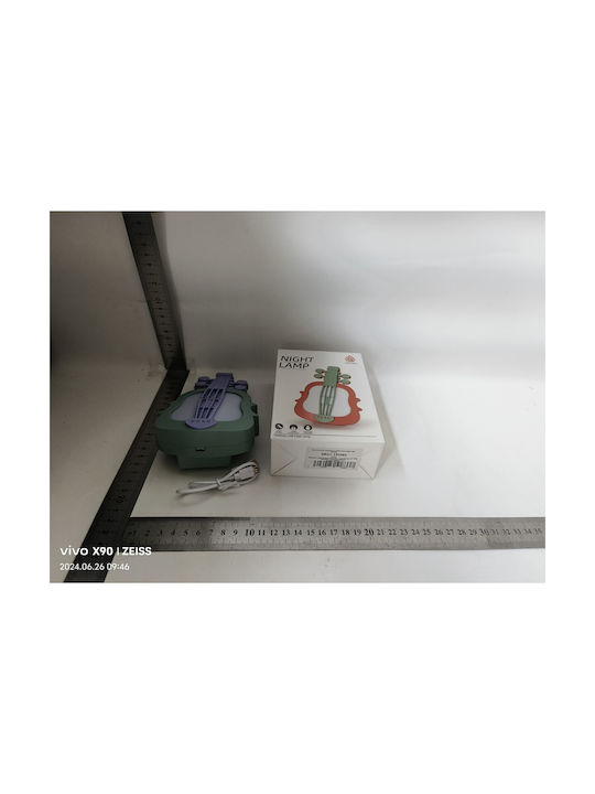 Alista Home Lampă Decorativă de Masă pentru Copii cu LED cu Atingere Verde 14.3x9.9x5 cm