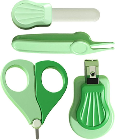 Alista Home Set Îngrijire Unghii Pentru Bebeluși Verde 4 Bucăți