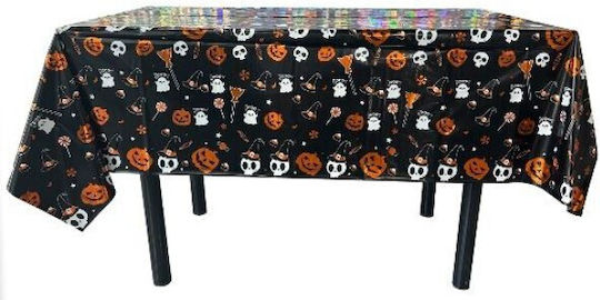 Husă De Masă Alista Home Cu Folie Tematică Halloween Print Boo 137 X 274 Cm Neagră