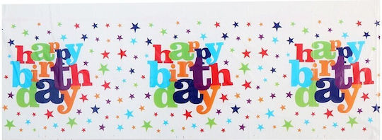 Rectangular Tablecloth Alista Home Happy Birthday Collection 180 X 108 Cm Pe Plastic Waterproof Multicolor