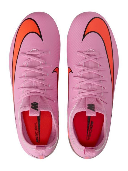Mercurial Vapor 16 Academy AG Kids Soccer Cleats Molded Pink