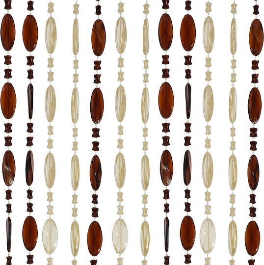 General Trade Door Curtain Made of Ecru Aluminum 120x230cm 642901