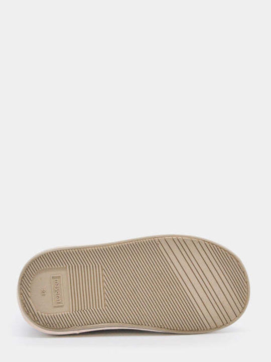 Fabric Kids Loafers And Moccasins Beige