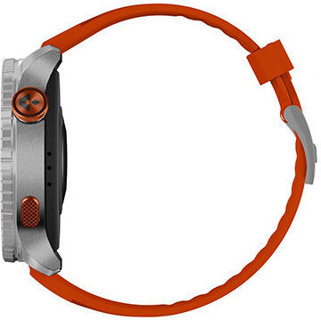 Garett Compass 53mm Waterproof Smartwatch with Heart Rate Monitor (Silver)
