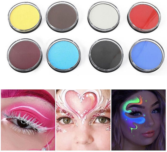 Vopsea Pentru Față și Corp Alista Home Pigment Fosforescent 30 G Activat cu Apă Albastru