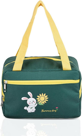 Alista Home Geantă Izotermică De Mână Pentru Prânz Școlar 6.4 Litri Verde 21x20x30cm