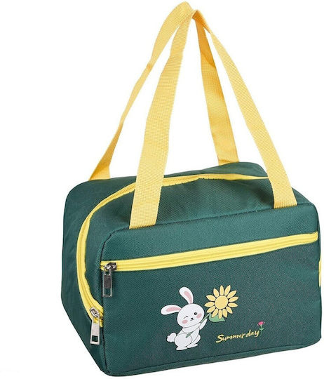 Alista Home Geantă Izotermică De Mână Pentru Prânz Școlar 6.4 Litri Verde 21x20x30cm