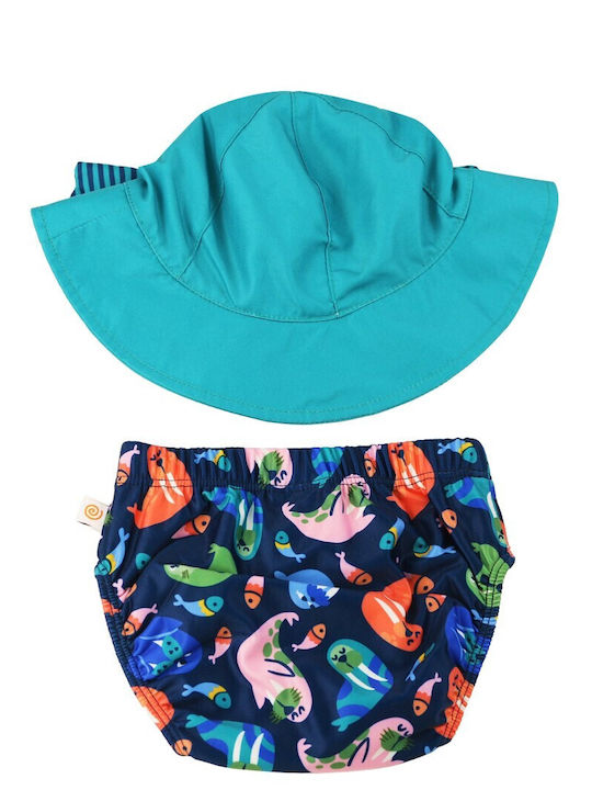 Zoocchini Kids Swimwear Set with Shade Blue