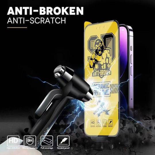 Alista Home Film Ceramic De Protecție Hd Transparent 9h Oppo A57s Cu Margini Negre