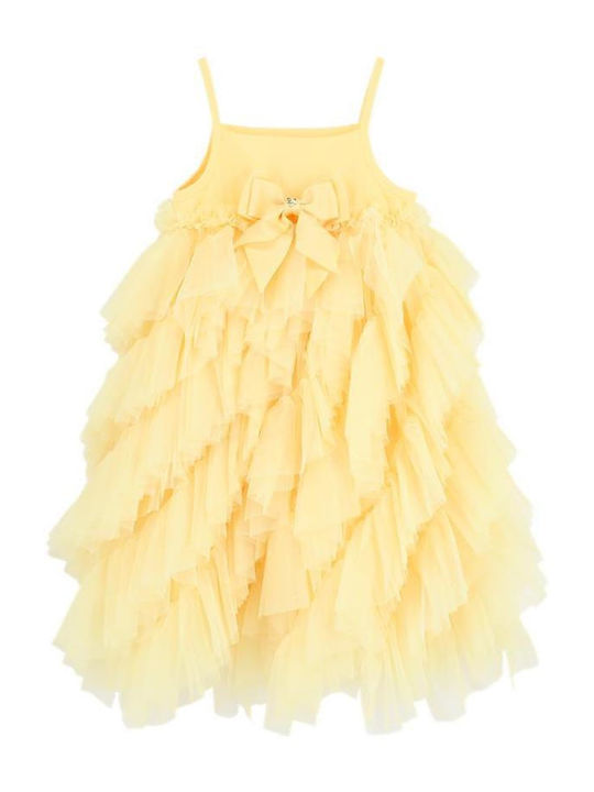Παιδικό Φόρεμα Τούλινο Yellow