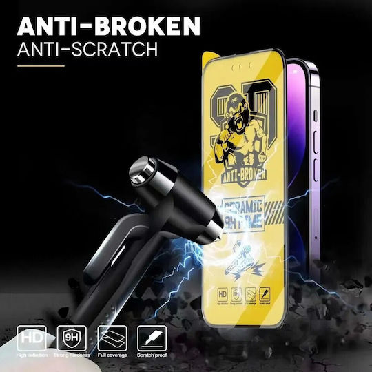 Alista Home Film Ceramic De Protecție Hd Transparent 9h Huawei Y90 Cu Margini Negre