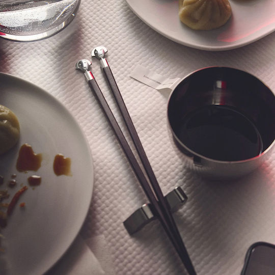 Alessi Essstäbchen Hölzernes 2 Stück