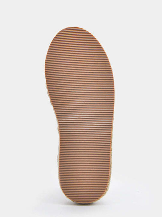 Kids Espadrilles with Laces Beige