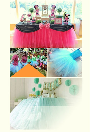 Tulle Decorativ Alista Home Lățime 15 Cm Lungime 22 Cm Poliester Alb