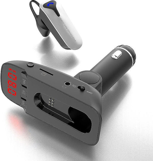 Auto FM-Transmitter Ladegerät mit Bluetooth / USB / AUX / MicroSD
