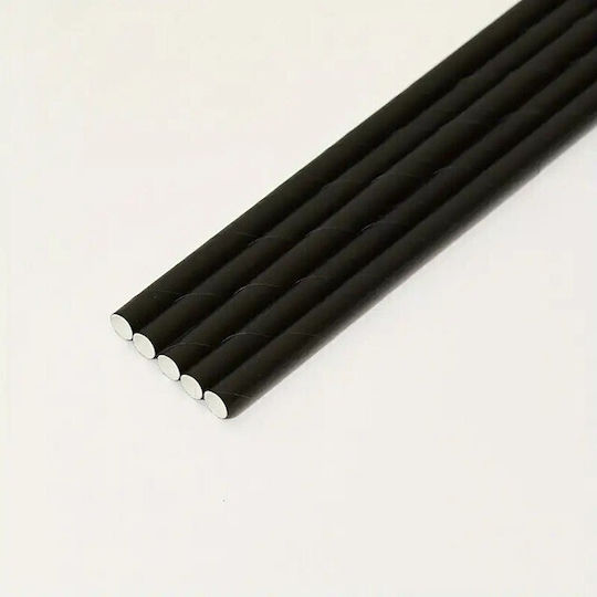 Set 100 Paie De Baut Alista Home Hârtie 20 Cm Culoare Solidă Neagră