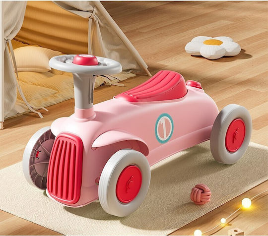 Alista Home Пързалка Количка Ride On със Звуци 126868 Розова