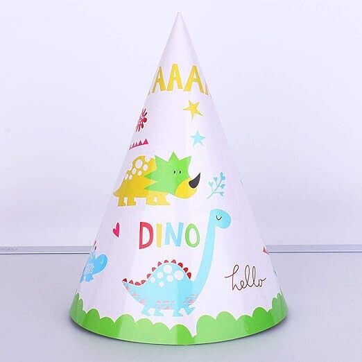 Set 6 Pălării De Petrecere Alista Home Dino Park Colecție 20 X 14 Cm Carton Multicolor