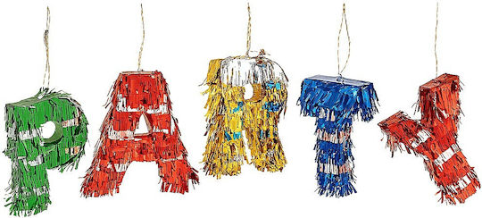 Mini Pinata De Petrecere Set Accesorii De Petrecere 5 Piese Din Hârtie Creponată Carton Pinata De Petrecere 61 X 43 X 8 Cm Multicolor