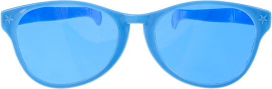 Karnevalsaccessoires Brillen Blau für Halloween aus Kunststoff