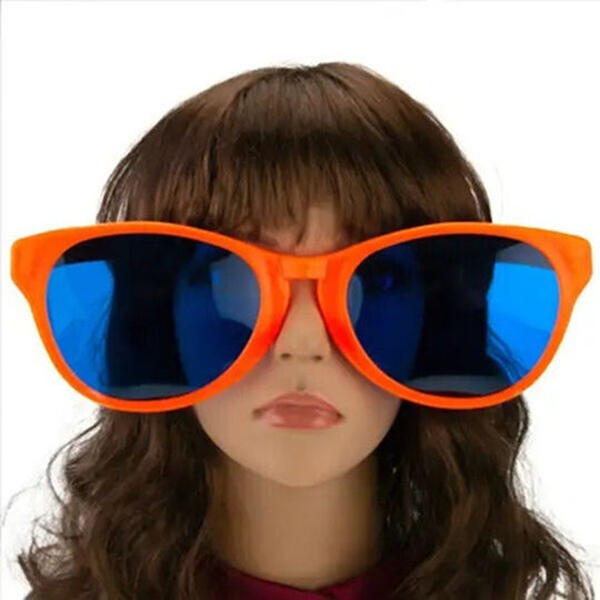 Ochelari de Carnaval Portocalii din Plastic