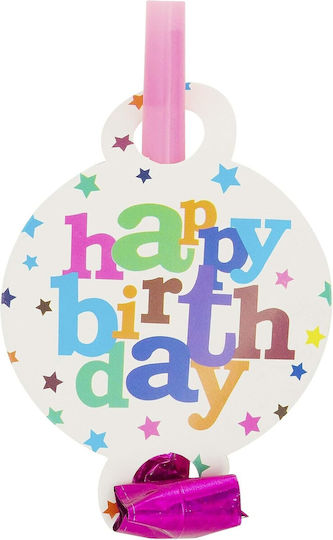 Set 6 Blowers Alista Home Happy Birthday Collection 19 X 11 Cm Made Cardboard Plastic Paper Multicolor
