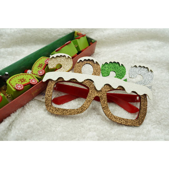 New Year's Eve Party Glasses 2022 Brown Plastic Polyester Alista Home
