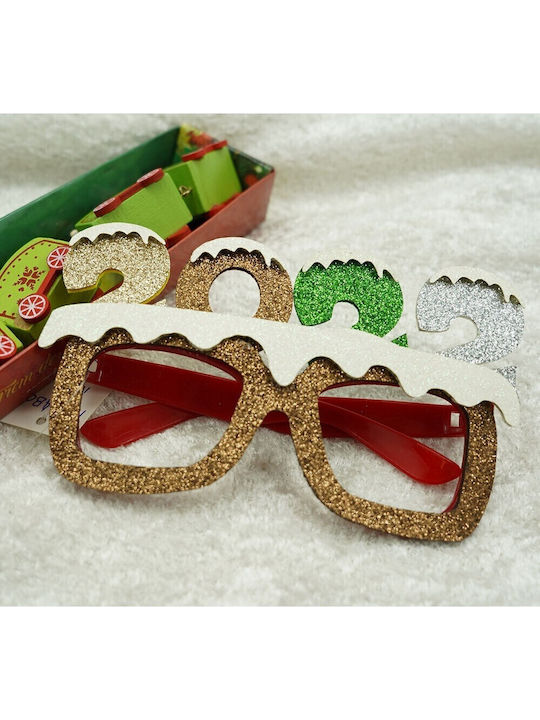 New Year's Eve Party Glasses 2022 Brown Plastic Polyester Alista Home